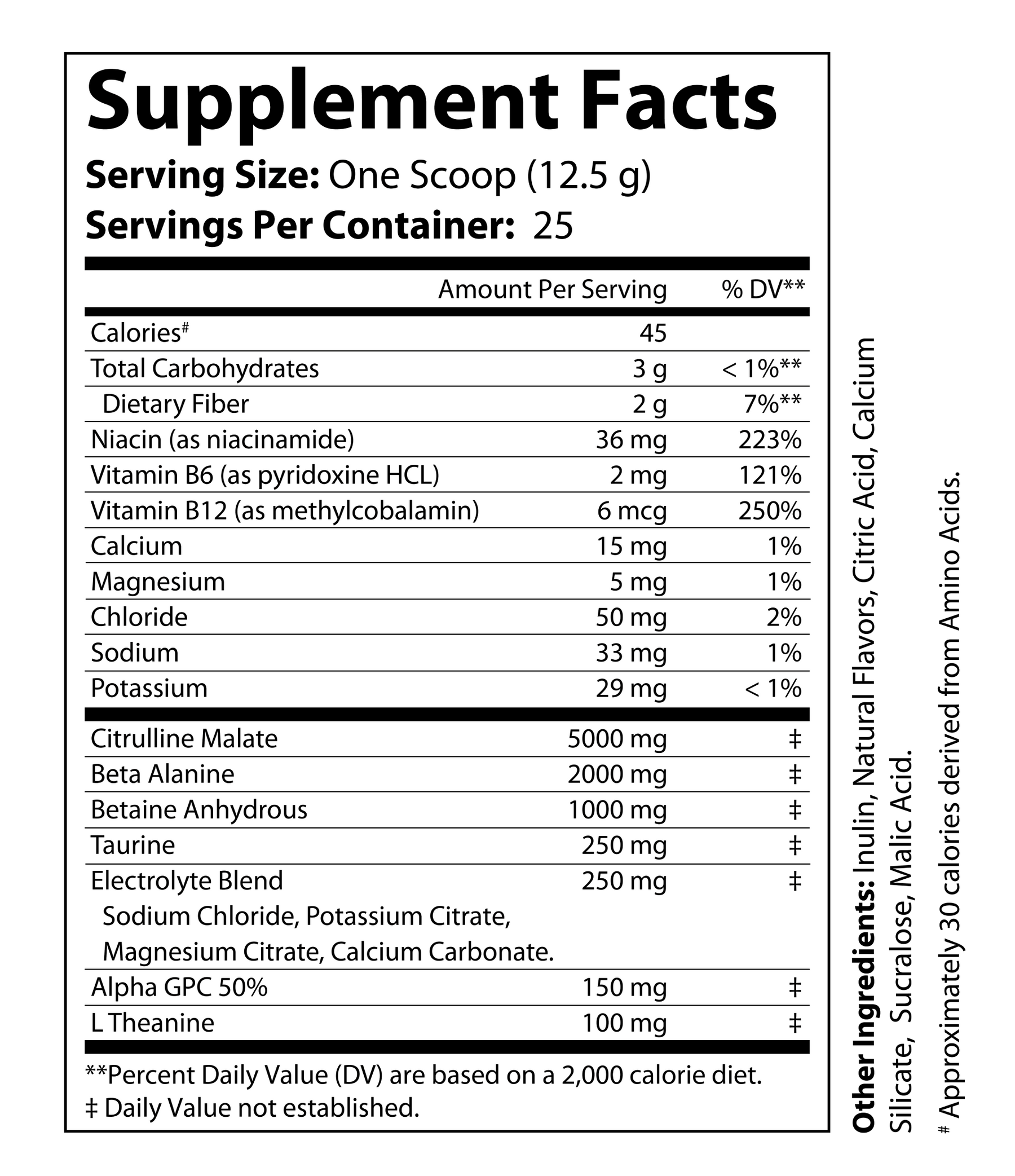 Pump Non-Stim Pre Workout - Cherry Blast