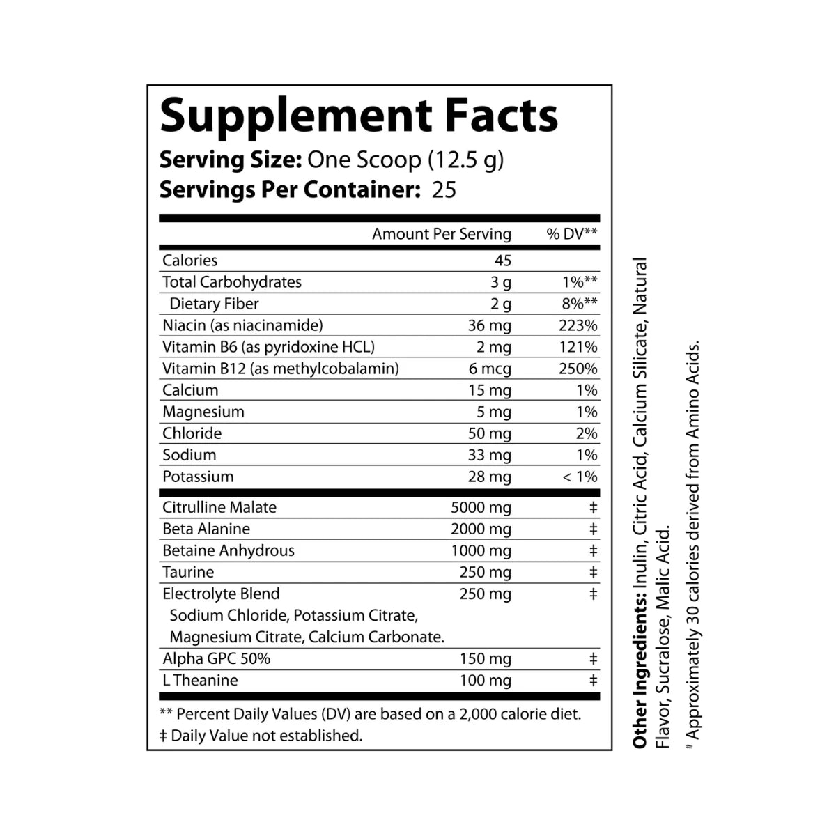 Pump Non-Stim Pre Workout - Pineapple