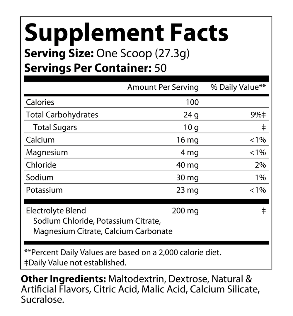 Recovery Carb + Electrolytes Summer Punch