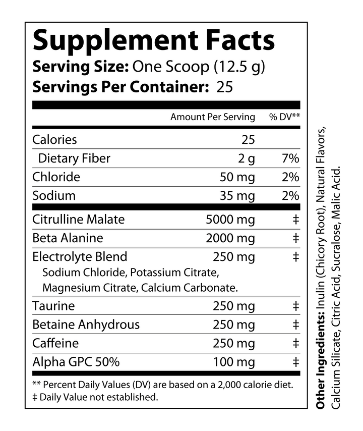 Pump Pre Workout Georgia Peach Rings