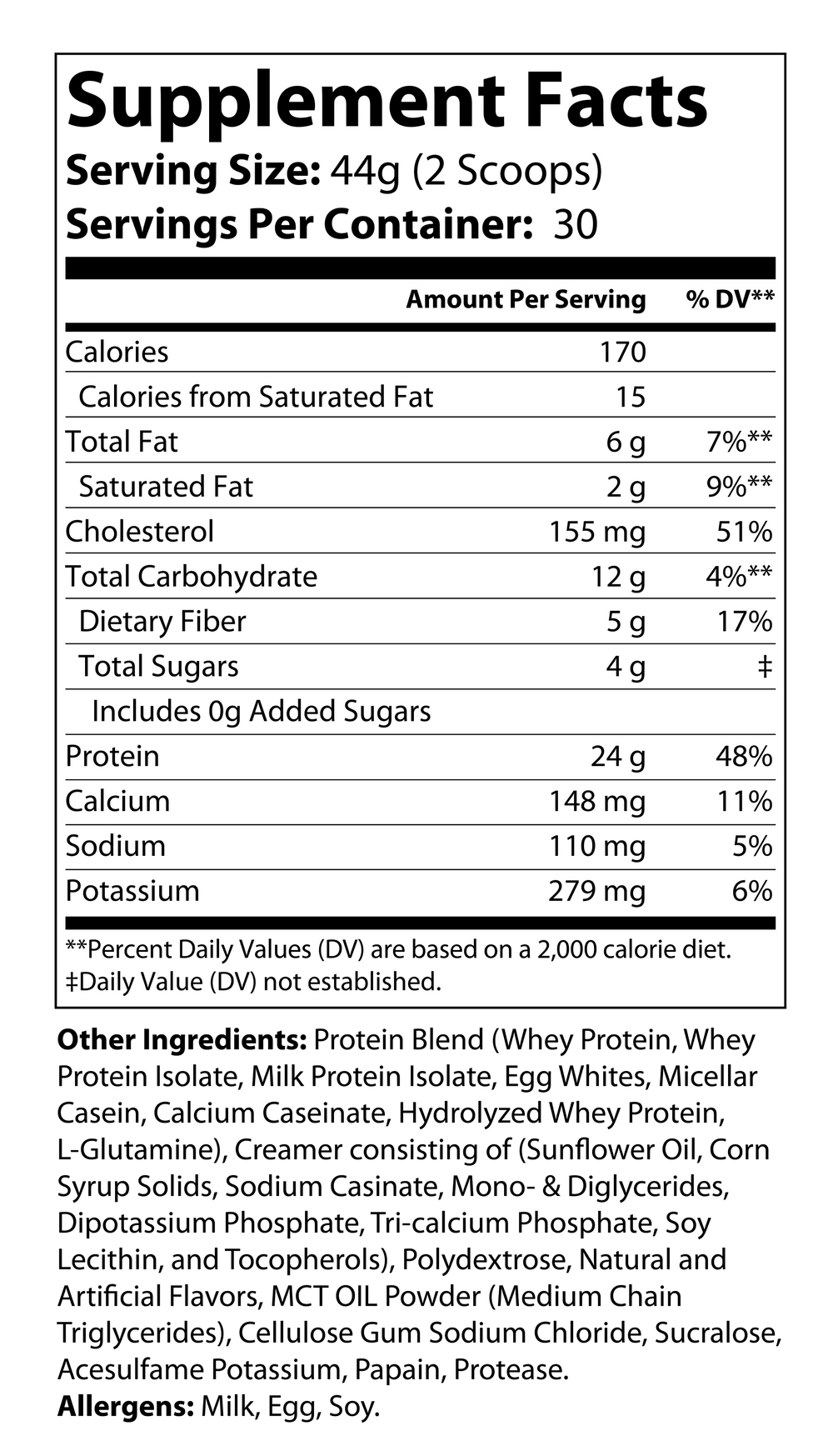 Essential Meal Replacement Protein 2.9lb Vanilla Milkshake