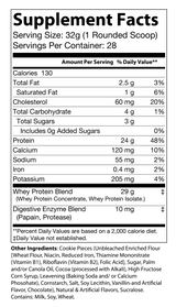 Whey Protein Cookies & Cream Milkshake