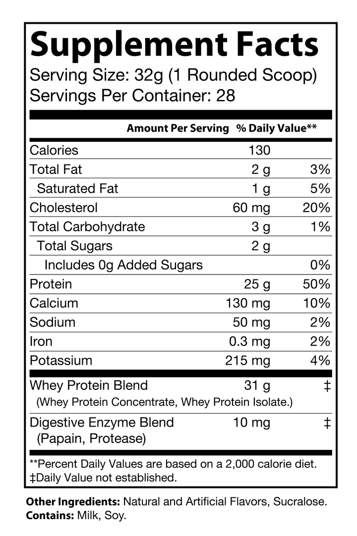 Whey Cinnamon Swirl Milkshake