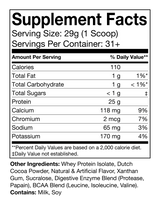 Isolate 100% Isolate Whey Protein Chocolate Milkshake