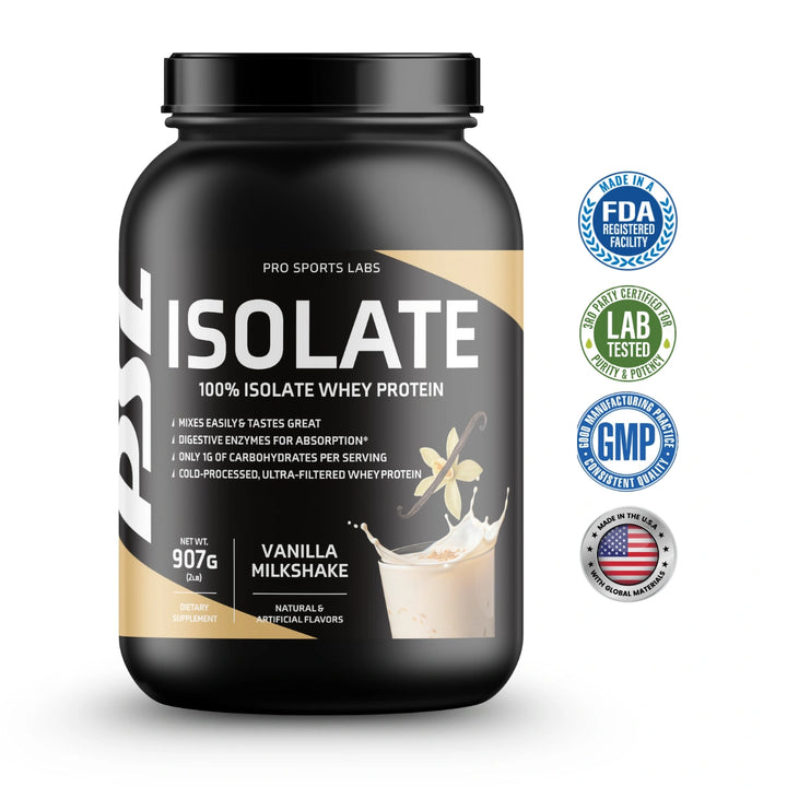 100% Whey Protein Isolate Vanilla