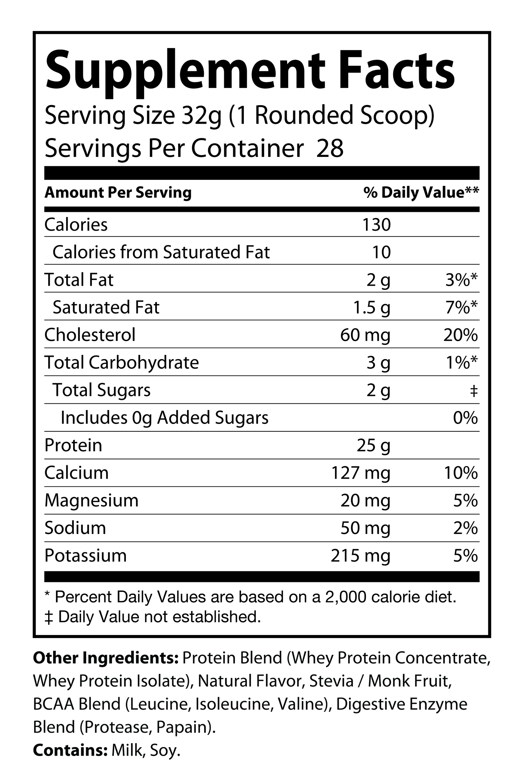 Whey Protein Concentrate Vanilla