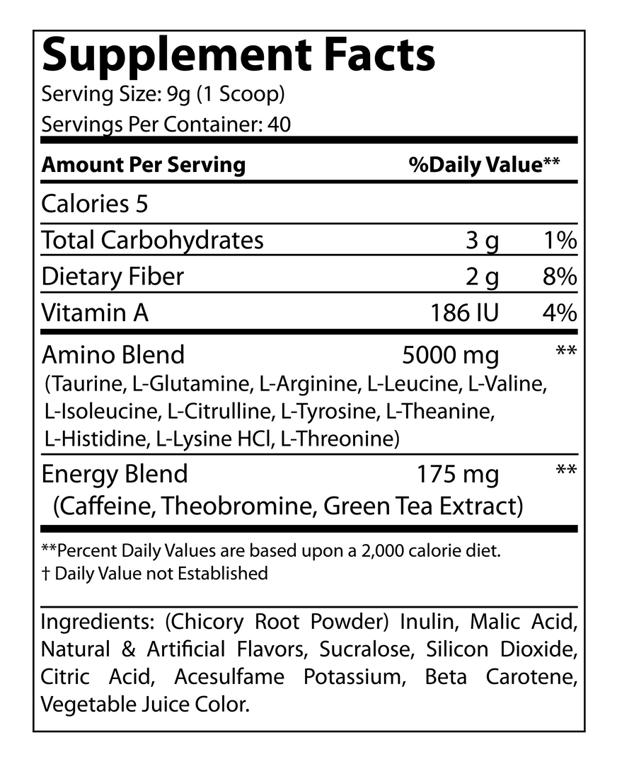 Energized Aminos Peach Mango