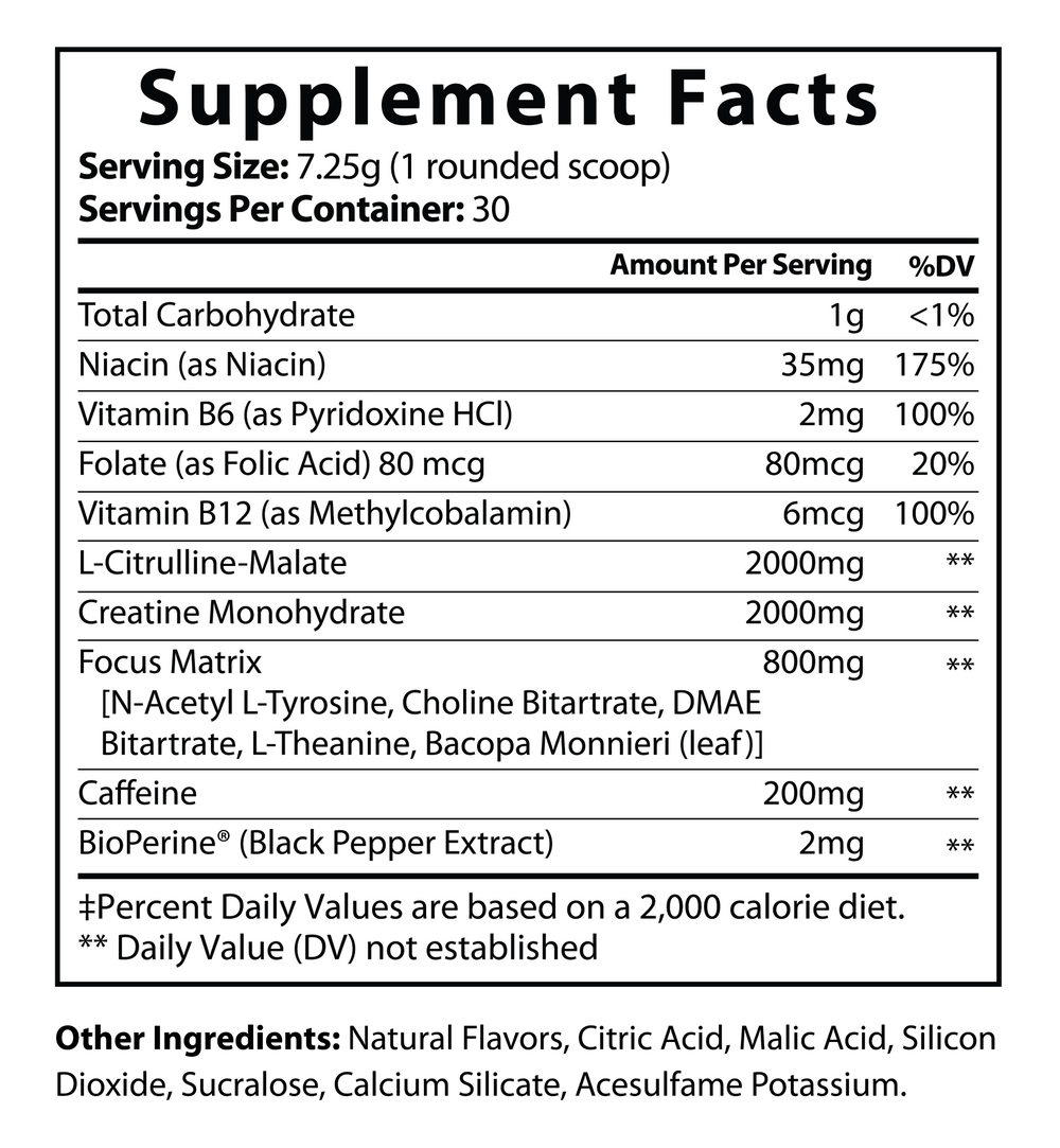 Energy Pre-Workout Lemonade