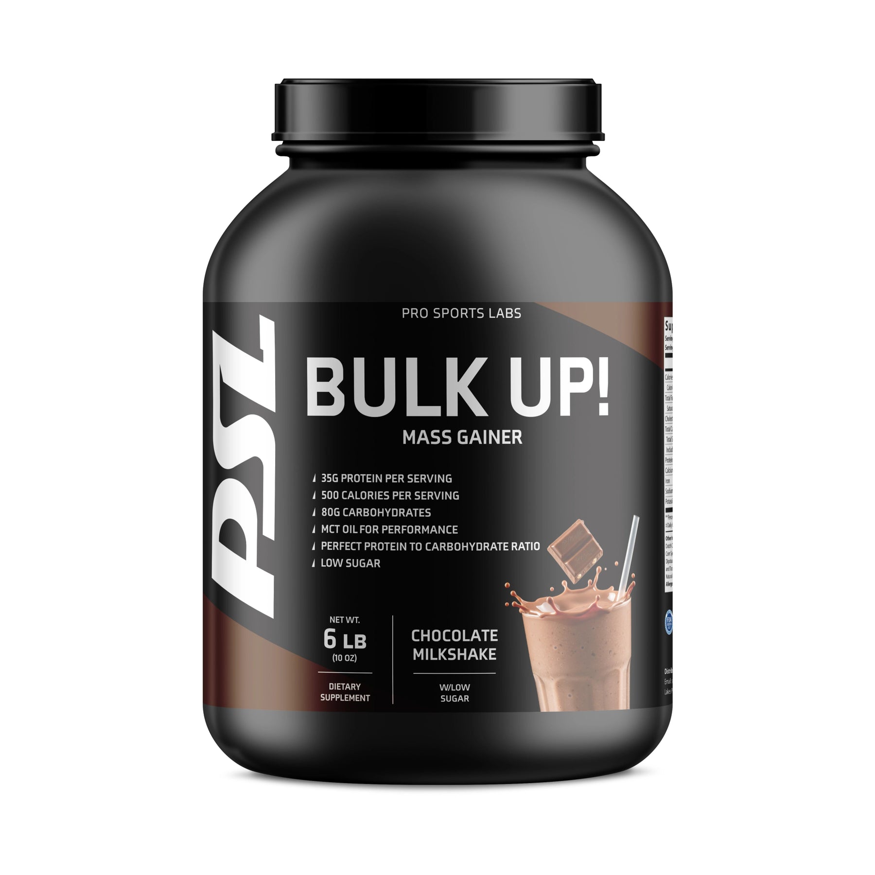 Bulk Up! Mass Gainer Chocolate 6lb - Pro Sports Labs