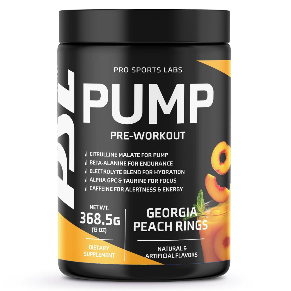 Pump Pre Workout Georgia Peach Rings - Pro Sports Labs