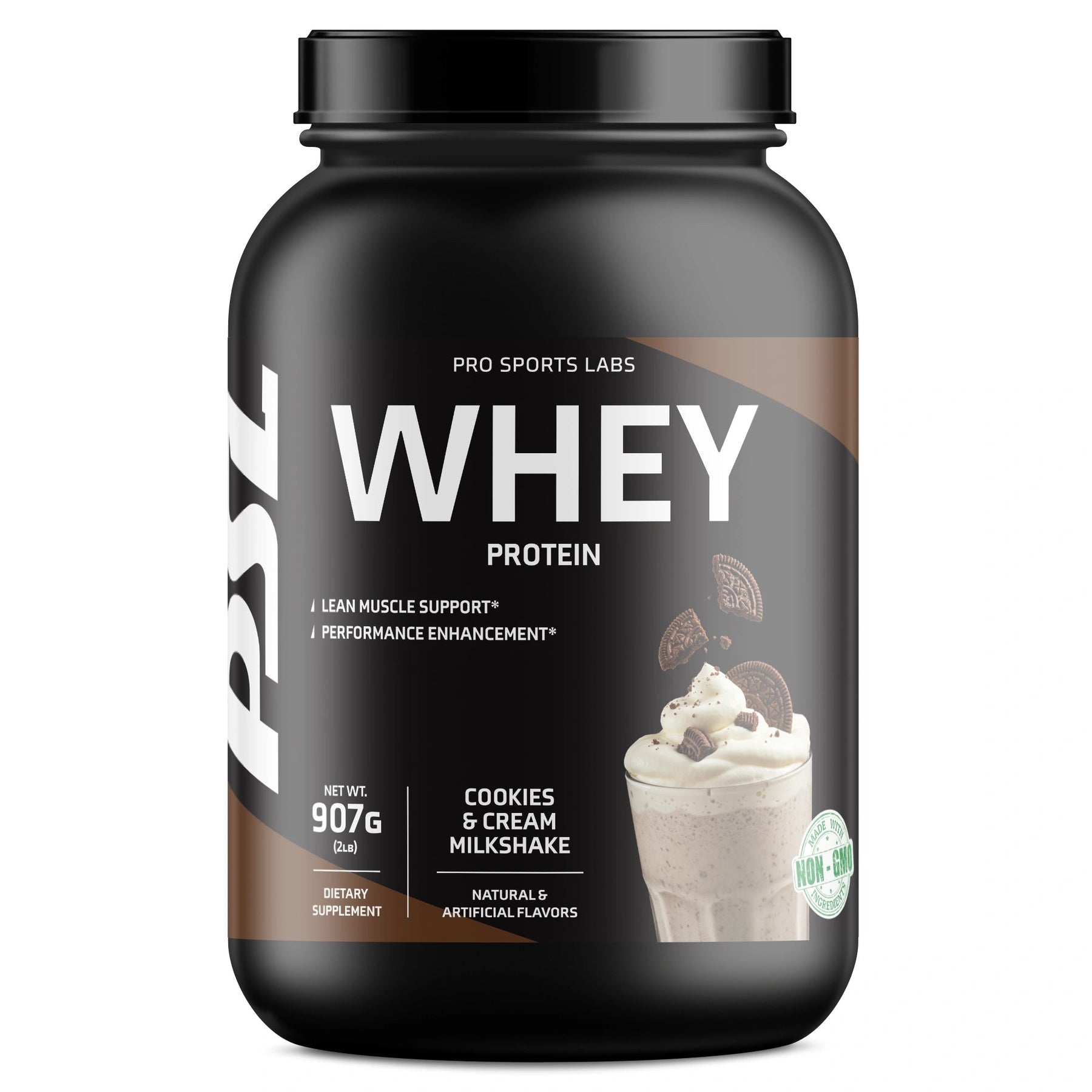 Whey Protein Cookies & Cream Milkshake - Pro Sports Labs